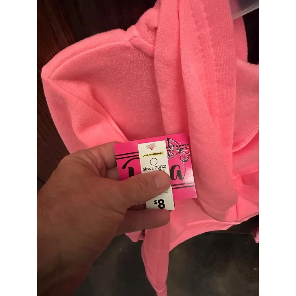 Girls Large 10/12 Bundle. Hoodies, Sweater, anorak & Tee, & Leggings